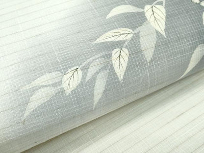 平和屋着物＊極上 夏物 太鼓柄袋帯 手描き 南天文 銀彩 逸品 未使用 CZAA4131s5