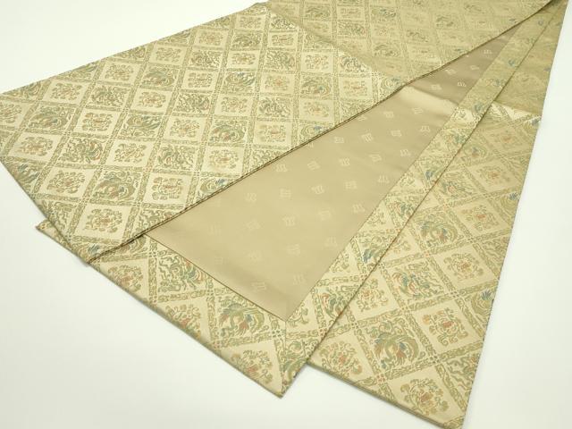 平和屋着物●極上 西陣 川島織物 九寸開き名古屋帯 鳳凰草花文 逸品 CZAA4160s5