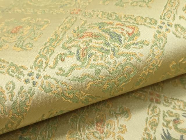 平和屋着物●極上 西陣 川島織物 九寸開き名古屋帯 鳳凰草花文 逸品 CZAA4160s5