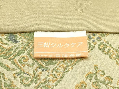 平和屋着物●極上 西陣 川島織物 九寸開き名古屋帯 鳳凰草花文 逸品 CZAA4160s5