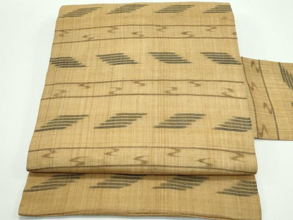 平和屋本店■極上　夏物　芭蕉布　九寸名古屋帯　手積み芭蕉糸100％　逸品　CZAA4170s5