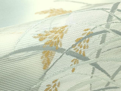 平和屋着物＊極上 夏物 六通柄袋帯 雀 稲穂 逸品 未使用 CZAA4193s5