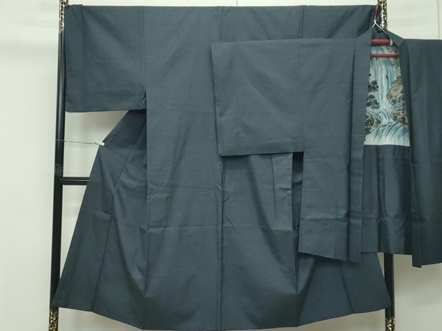 平和屋着物●極上　男性　本場大島紬　アンサンブル　100亀甲　総詰め　逸品　CZAA4204s5