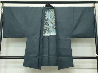 平和屋着物●極上　男性　本場大島紬　アンサンブル　100亀甲　総詰め　逸品　CZAA4204s5