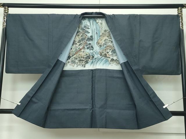 平和屋着物●極上　男性　本場大島紬　アンサンブル　100亀甲　総詰め　逸品　CZAA4204s5