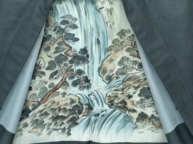 平和屋着物●極上　男性　本場大島紬　アンサンブル　100亀甲　総詰め　逸品　CZAA4204s5