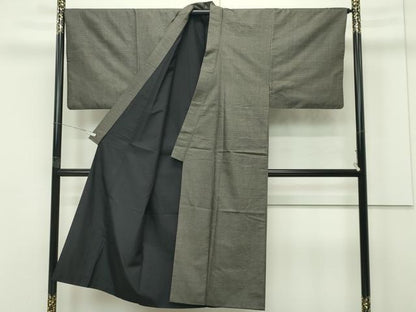 平和屋着物●極上 男性 本場大島紬 アンサンブル 100亀甲 総詰め 逸品 CZAA4207s5