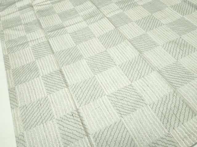 平和屋本店○極上 二代目 川村久太郎 ぜんまい紬 訪問着 片身替わり