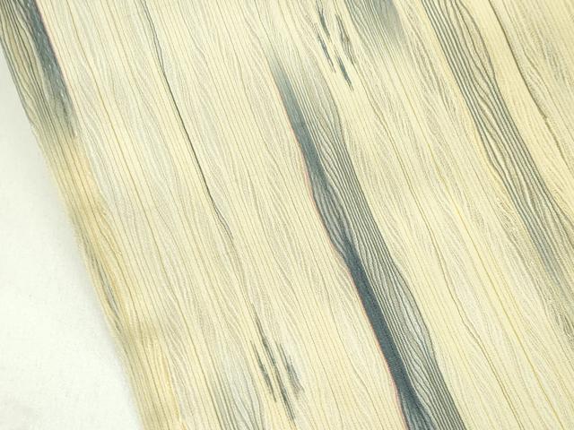 平和屋着物＊極上 夏物 紗紬 変わり縞 逸品 CZAA4234s5