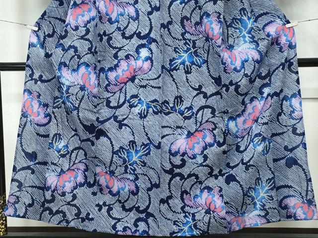 平和屋着物∴極上 夏物 浴衣 有松鳴海絞り 乱菊 綿 逸品 CZAA4241s5