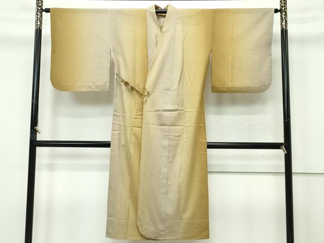 平和屋着物▽極上 スリーシーズン 春夏秋 塵除け 道中着 ロング丈 間道 逸品 未使用 CZAA4244s5