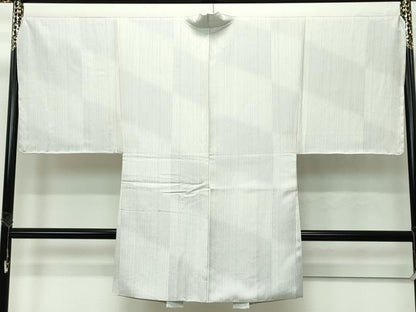 平和屋着物＃極上 男性 長羽織 市松文様 草花地紋 暈し染め 逸品 未使用 CZAA4253s5