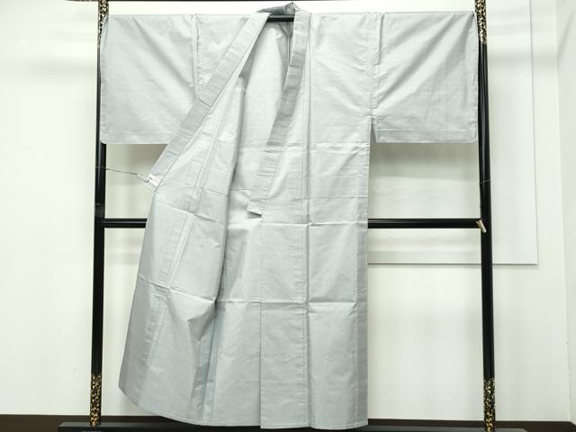 平和屋本店▽極上　男性　本場大島紬　白大島　単衣　キングサイズ　十の字　徳田幸夫作　やまと誂製　証紙付き　逸品　未使用　CZAA4255s5
