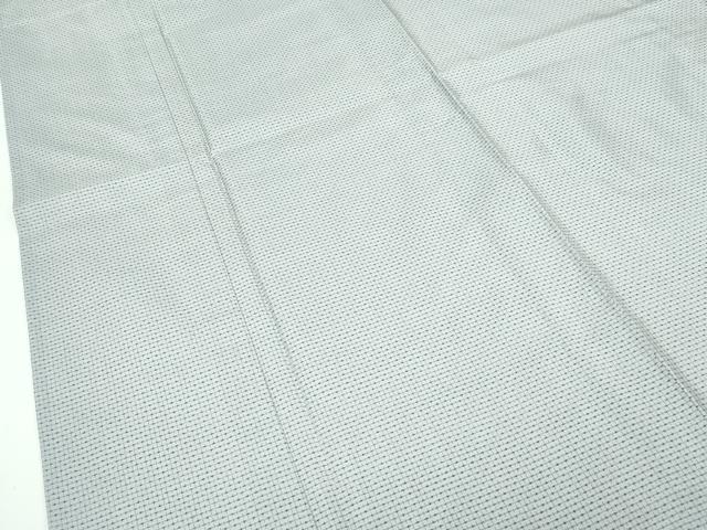 平和屋本店▽極上　男性　本場大島紬　白大島　単衣　キングサイズ　十の字　徳田幸夫作　やまと誂製　証紙付き　逸品　未使用　CZAA4255s5