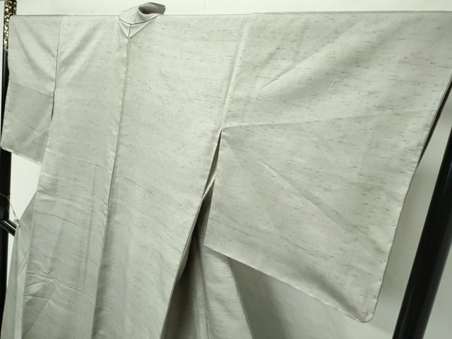 平和屋着物●極上　石川県指定無形文化財　牛首紬　白山工房　手織り　霞文　逸品　未使用　CZAA5745s6