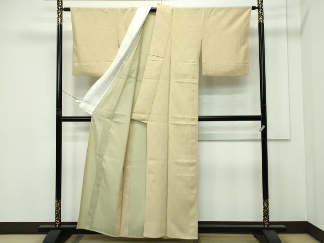 平和屋着物▽江戸小紋　単衣　両面染　菱文様　逸品　CABH5971rv