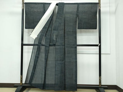 平和屋着物＊極上 夏物 本場大島紬 夏大島 幾何学文様 ゑり善扱い 逸品 CZAA4266s5