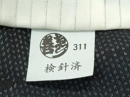 平和屋着物＊極上 夏物 本場大島紬 夏大島 幾何学文様 ゑり善扱い 逸品 CZAA4266s5