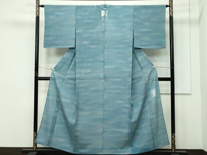 平和屋着物＊極上 夏物 虹色創家 本郷大田子 小紋 絽 霞文 暈し染め 逸品 未使用 CZAA4268s5