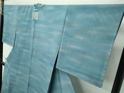 平和屋着物＊極上 夏物 虹色創家 本郷大田子 小紋 絽 霞文 暈し染め 逸品 未使用 CZAA4268s5