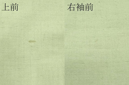 平和屋着物＃極上 本場結城紬 重要無形文化財 男性 長羽織 柳茶色 羽裏：鳥獣戯画 逸品 CZAA4279s5