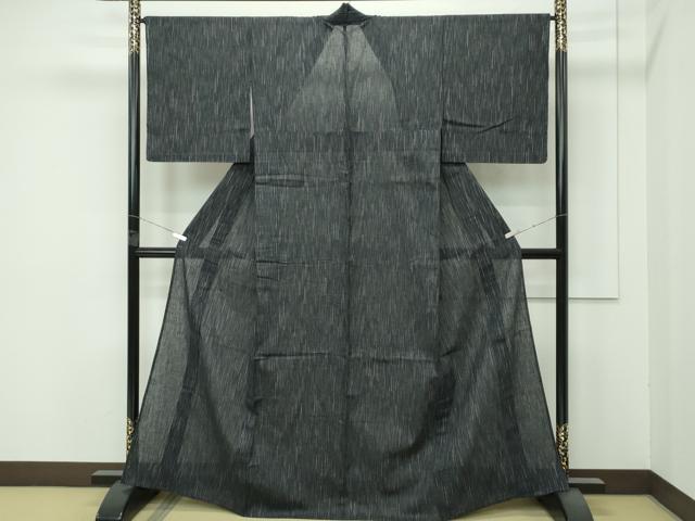 平和屋着物∴極上 夏物 阿波しじら織 浴衣 濃紺地 やまと誂製 綿 逸品 未使用 CZAA4285s5