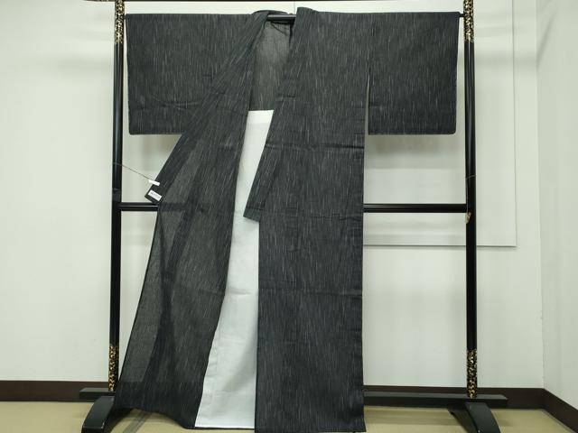 平和屋着物∴極上 夏物 阿波しじら織 浴衣 濃紺地 やまと誂製 綿 逸品 未使用 CZAA4285s5