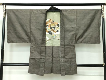 平和屋着物●極上　男性　本場大島紬　アンサンブル　80亀甲　総詰め　逸品　未使用　CZAA4287s5