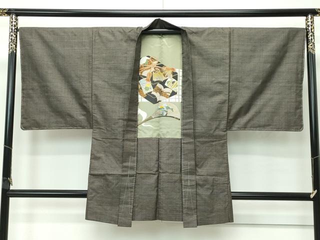 平和屋着物●極上　男性　本場大島紬　アンサンブル　80亀甲　総詰め　逸品　未使用　CZAA4287s5