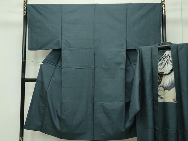 平和屋着物●極上　男性　本場大島紬　アンサンブル　100亀甲　総詰め　逸品　CZAA4297s5