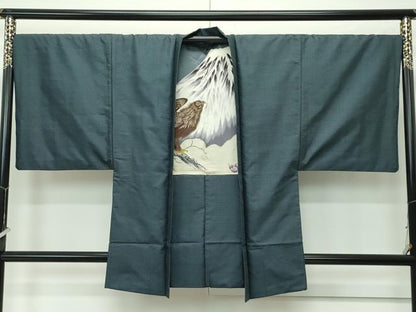 平和屋着物●極上　男性　本場大島紬　アンサンブル　100亀甲　総詰め　逸品　CZAA4297s5