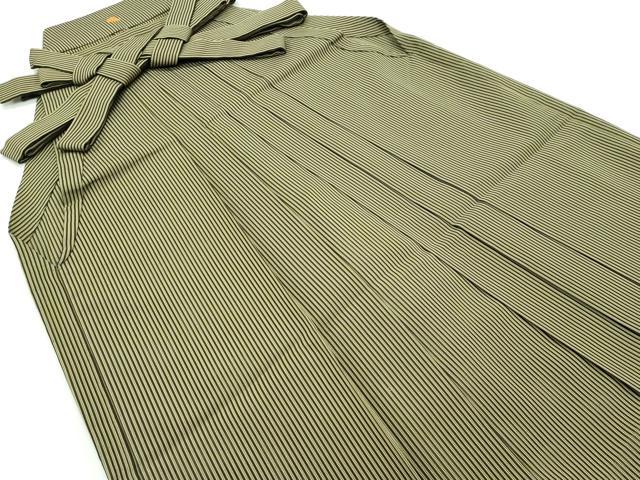 平和屋着物＊極上 夏物 男性 馬乗り袴 縞 逸品 CZAA4302s5