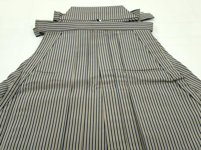平和屋着物●極上 男性 馬乗り袴 縞 逸品 CZAA4307s5