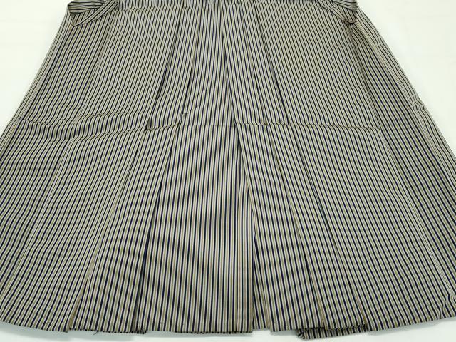 平和屋着物●極上 男性 馬乗り袴 縞 逸品 CZAA4307s5