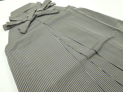 平和屋着物●極上 男性 馬乗り袴 縞 逸品 CZAA4307s5