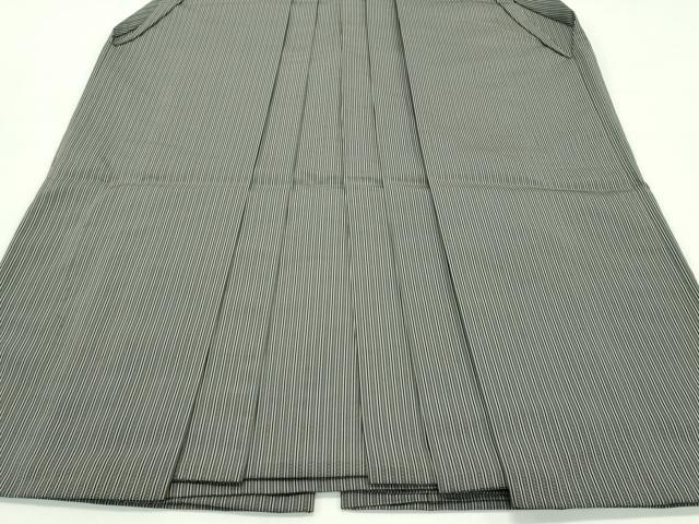 平和屋本店●極上　男性　馬乗り袴　縞　逸品　CZAA4308s5