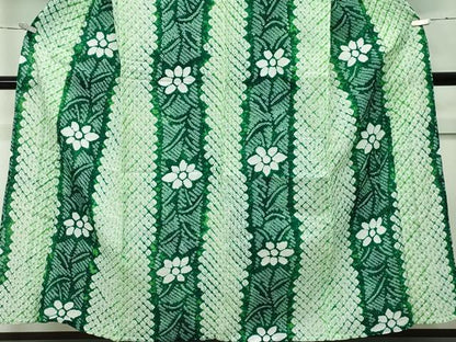 平和屋着物∴極上 夏物 浴衣 有松鳴海絞り 草花間道 綿 逸品 未使用 CZAA4317s5