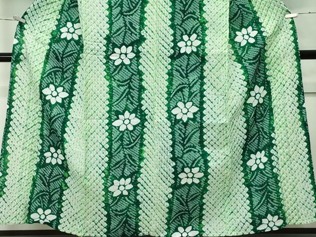 平和屋着物∴極上 夏物 浴衣 有松鳴海絞り 草花間道 綿 逸品 未使用 CZAA4317s5