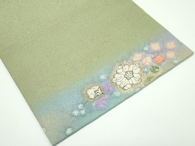 平和屋着物●最高級 久保田一竹 幻の辻が花 太鼓柄袋帯 絞り 金通し地 逸品 CZAA4333s5