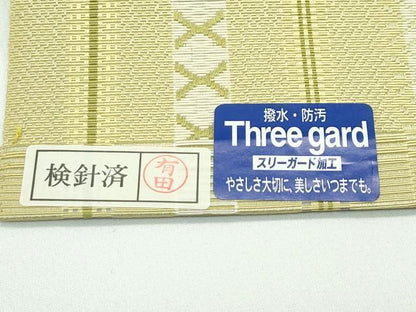 平和屋着物■極上　本場筑前博多織　八寸名古屋帯　献上柄　逸品　未使用　CZAA4351s5
