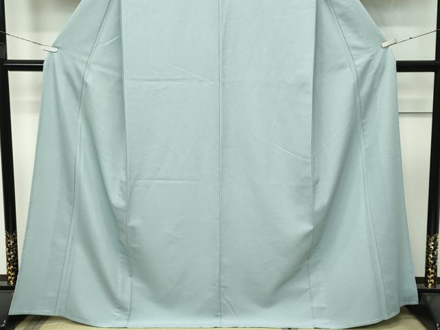 平和屋着物▽極上 洗える最高級着物 ＜英＞はなぶさ謹製 色無地 千草色 単衣 逸品 CZAA4401s6