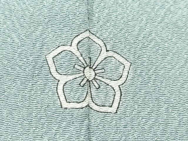平和屋着物▽極上 洗える最高級着物 ＜英＞はなぶさ謹製 色無地 千草色 単衣 逸品 CZAA4401s6