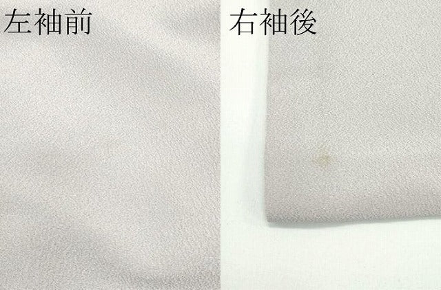 平和屋着物▽極上　洗える最高級着物　＜英＞はなぶさ謹製　色無地　亜麻色　単衣　たとう紙付き　逸品　CZAA4405s6