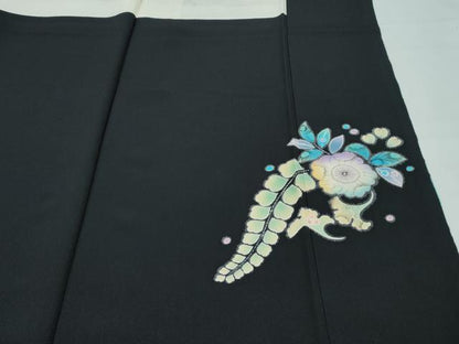 平和屋着物●極上　振袖　作家物　絞り　辻が花　暈し染め　銀通し地　逸品　CZAA4411s6