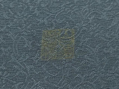 平和屋本店●極上 山口美術織物 皇室 伊勢神宮御用 西陣織 訪問着 総刺繍 相良刺繍 草花文 金糸 藍墨茶色地 逸品 未使用 CZAA4413s6