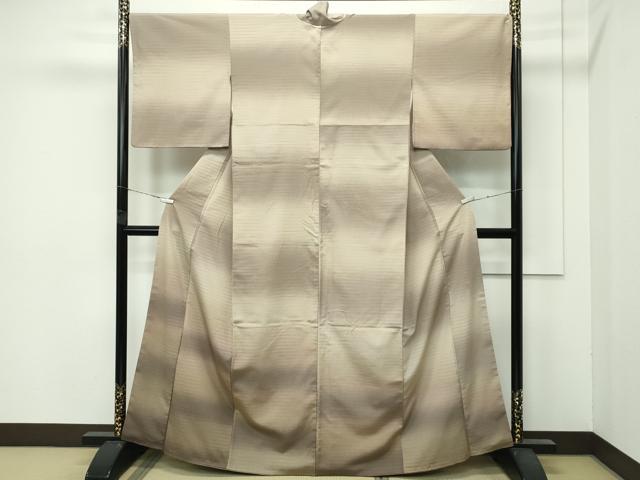 平和屋着物●極上　本塩沢　やまだ織　訪問着　染色作家　桐村博　訪問着　霞文　逸品　CZAA5774s6