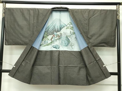 平和屋着物●極上 男性 本場大島紬 アンサンブル 100亀甲 総詰め 逸品 CZAA4422s6