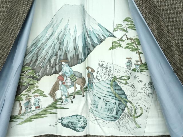 平和屋着物●極上 男性 本場大島紬 アンサンブル 100亀甲 総詰め 逸品 CZAA4422s6