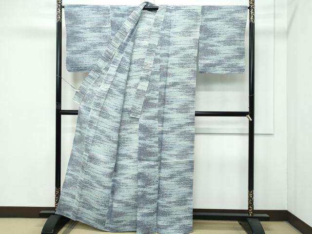 平和屋着物＊極上 夏物 本麻ちぢみ上布 霞文 反端付き 逸品 未使用 CZAA4427s6