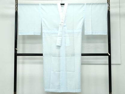 平和屋本店●極上 夏物 吉乃一廉 幻の辻が花 小紋・長襦袢セット 更紗唐草紋紗 暈し染め 東レシルック 反端付き 逸品 未使用 CZAA4428s6